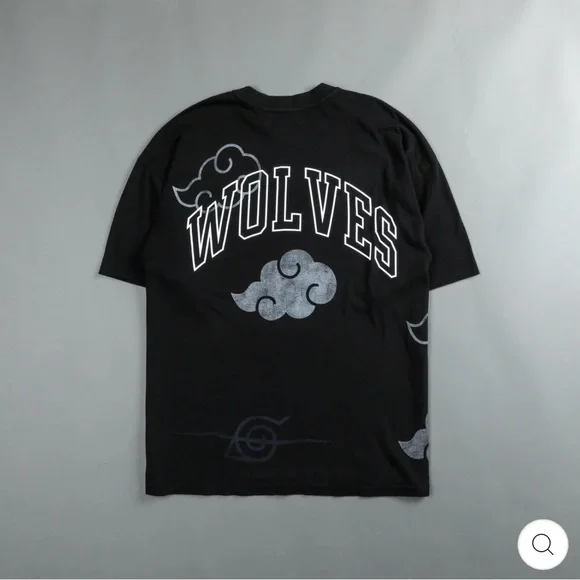 DARC SPORT X NARUTO “ ITACHI” BLACK/WHITE AKATSUKI SHIRT
